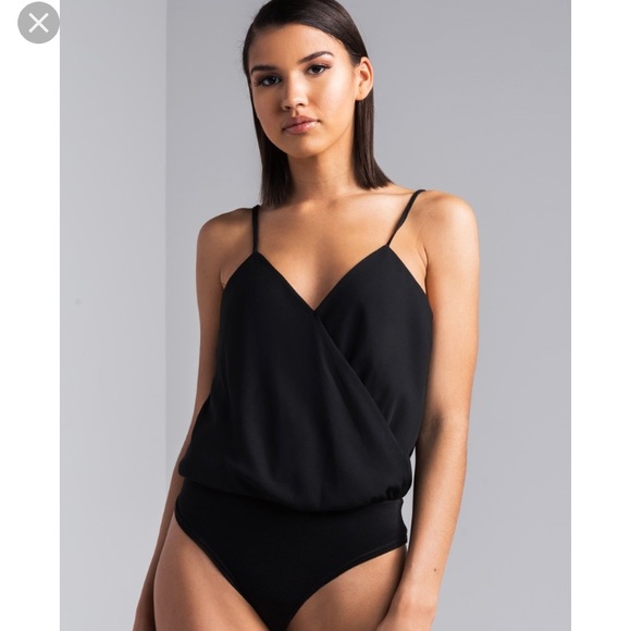 AKIRA Tops - Black Bodysuit